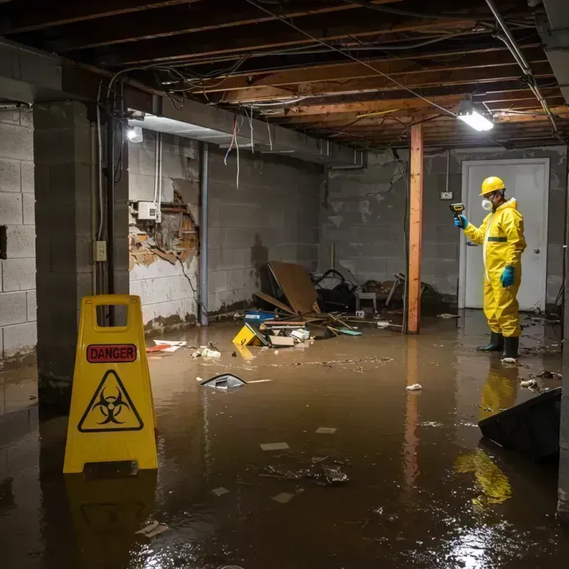 Flooded Basement Electrical Hazard in Centennial, CO Property